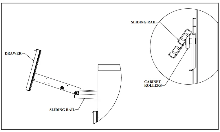 Traulsen UST276 L 27 Inch 1 Left Hinged Door Refrigerated Sandwich Prep Table - fig 4