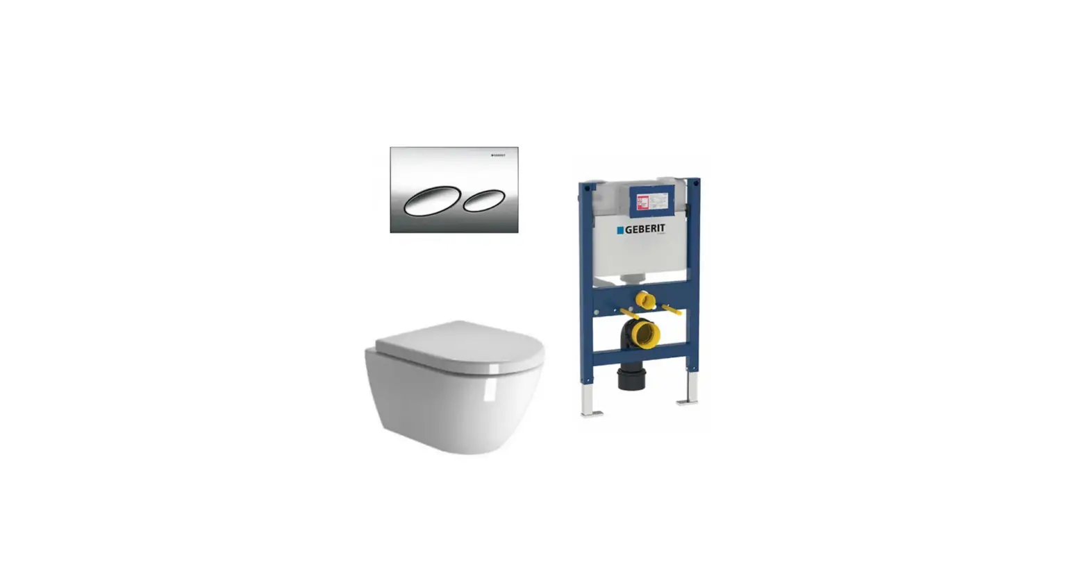 Wall Hung Toilet And Geberit Wall Hung Frame Instruction Manual