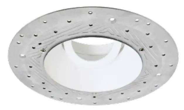 ELCO Lighting ELK430W 4 Inch Pex Round Trimless Adjustable Smooth Reflector Trim