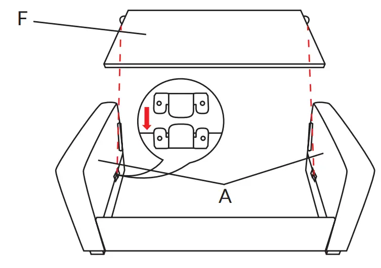 Dwell Home Inc X-L1-BHZ Declan 64.17 in. W Gray Square Arm Fabric Lawson Rectangle High-density Foam Sofa - fig 4