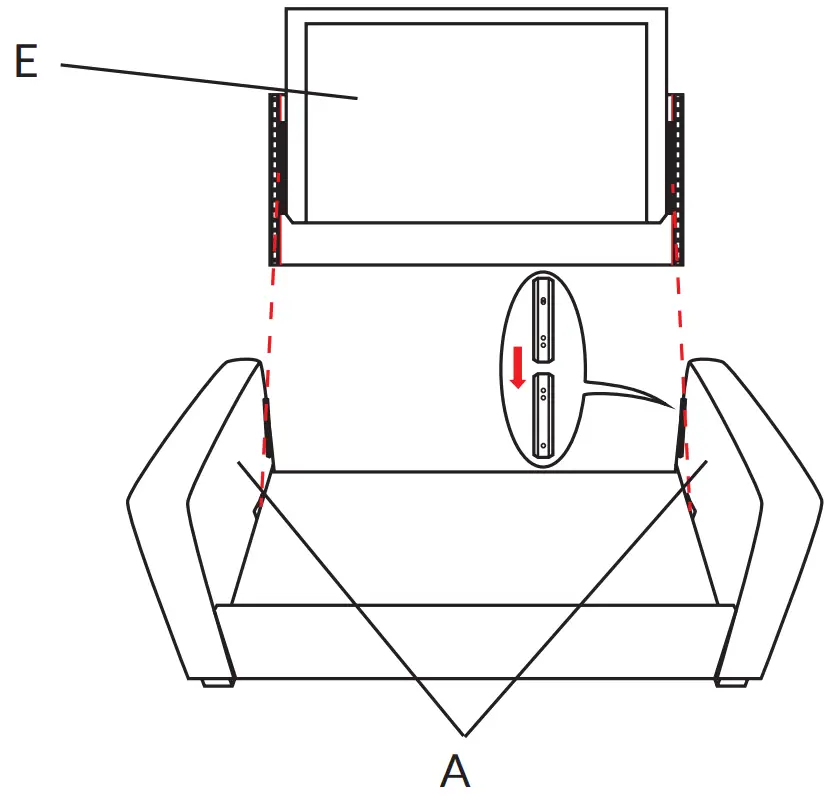 Dwell Home Inc X-L1-BHZ Declan 64.17 in. W Gray Square Arm Fabric Lawson Rectangle High-density Foam Sofa - fig