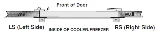 Curtron PP-C-080-48108 Polar-Pro SWINGING DOORS Swing Door for Walk In Coolers & Freezers-1