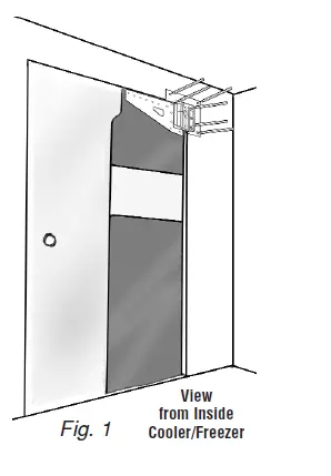 Curtron PP-C-080-48108 Polar-Pro SWINGING DOORS Swing Door for Walk In Coolers & Freezers-14