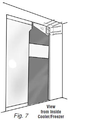 Curtron PP-C-080-48108 Polar-Pro SWINGING DOORS Swing Door for Walk In Coolers & Freezers-9