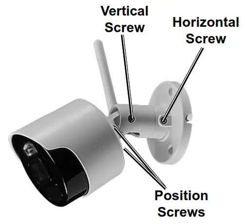 COBRA 1080P Weatherproof Color Wireless NVR Camera with Night Vision - Position