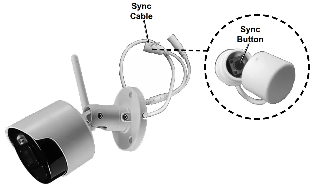 COBRA 1080P Weatherproof Color Wireless NVR Camera with Night Vision - Sync