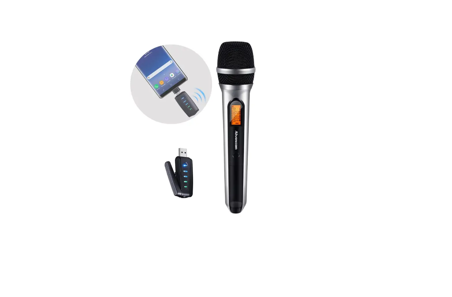 Alvoxcon Um210-sp Usb Wireless Microphone User Guide Alvoxcon Um210-sp Usb Wireless Microphone User Guide