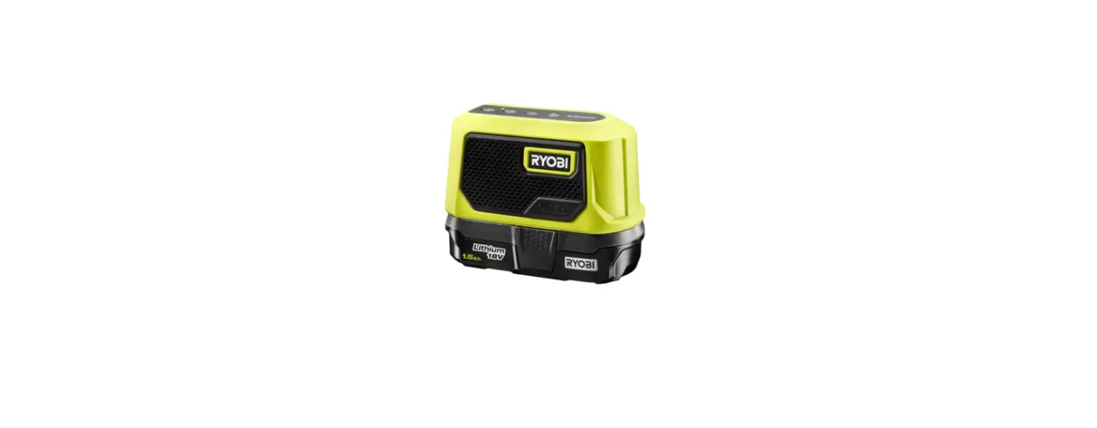 Ryobi Pad02 18 Volt Compact Speaker With Bluetooth Wireless Technology Instruction Manual