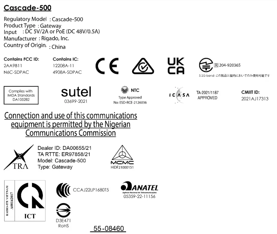 RIGADO Cascade-500 Series Gateway icon