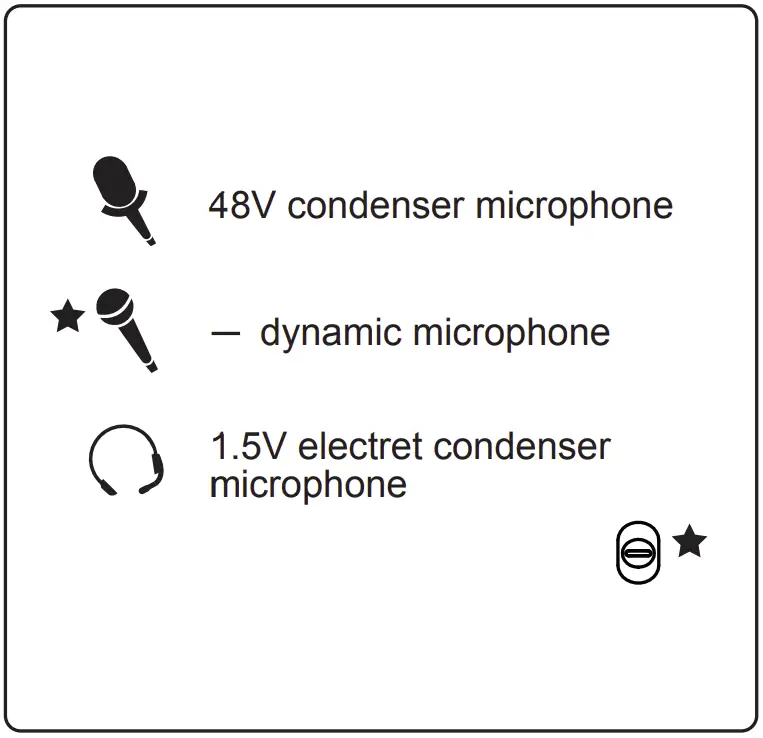 Microphone power supply mode