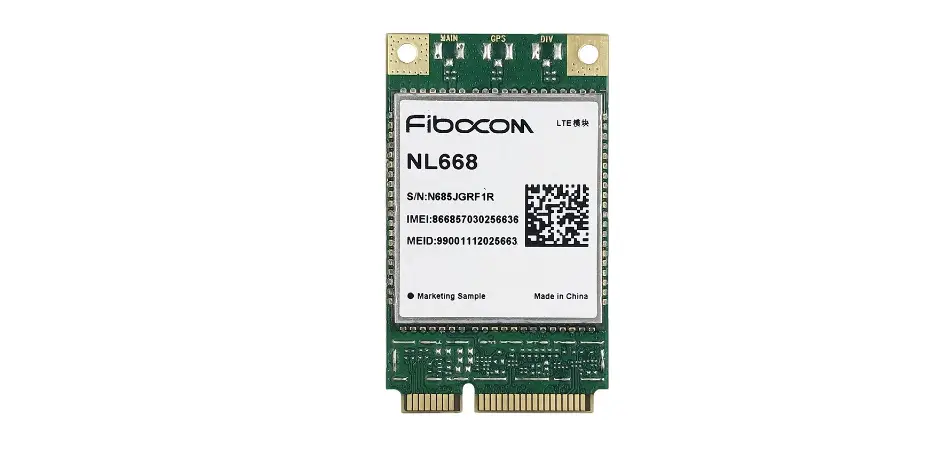 Fibocom Nl668-eu Highly Integrated 4g Cellular Module Instructions
