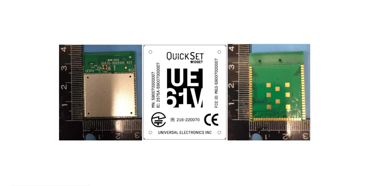 Universal Electronics 590070000007 Uei Ue61v Wi-fi And Ble Module User Guide