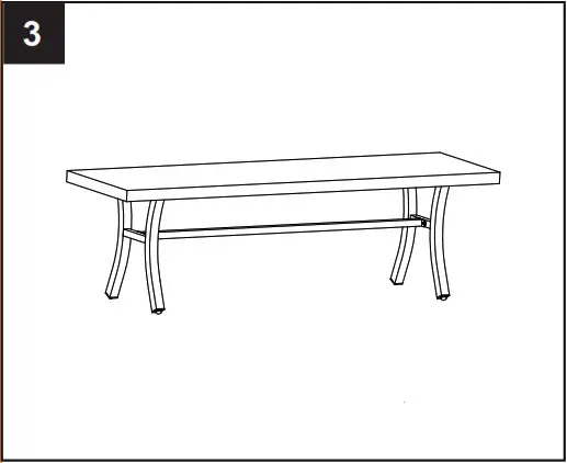 allen plus roth FSS60710L Dining Bench 5106725 - INSTALLATION OVERVIEW 3