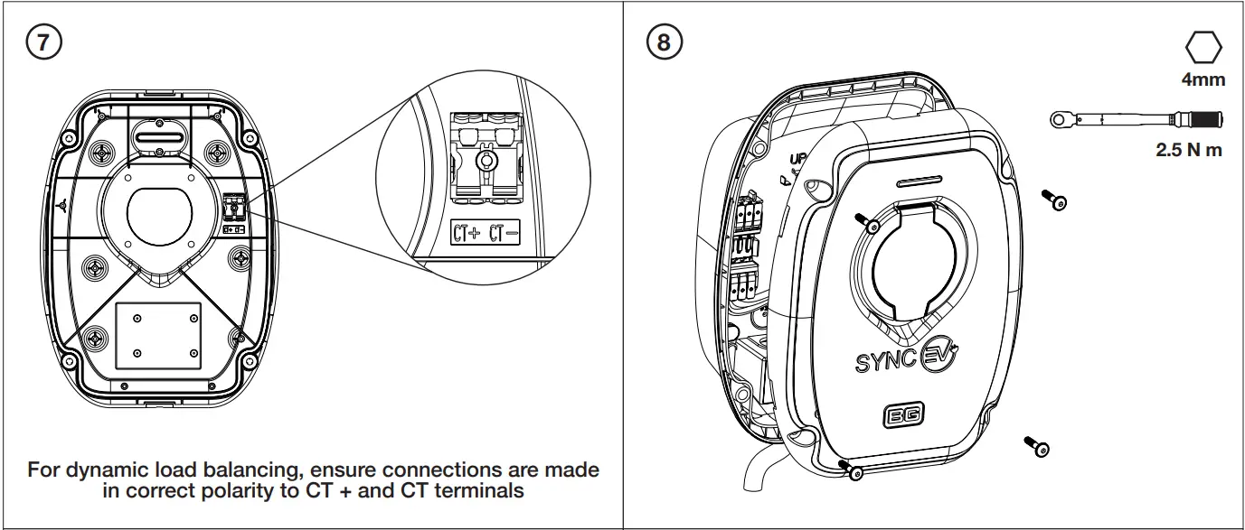 BG SYNC EVS7G EV 7.4kW Charger Type 2 Socket-fig6