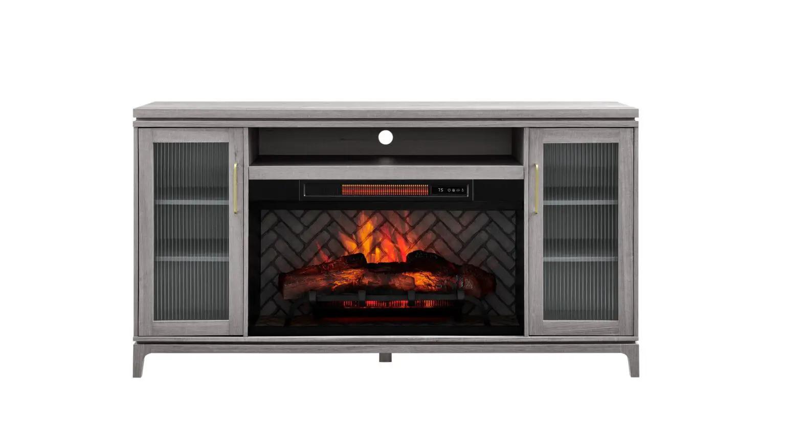 Allen Roth 1935fm-23-348 48-in W Washed Gray Oak Infrared Quartz Electric Fireplace Instruction Manual