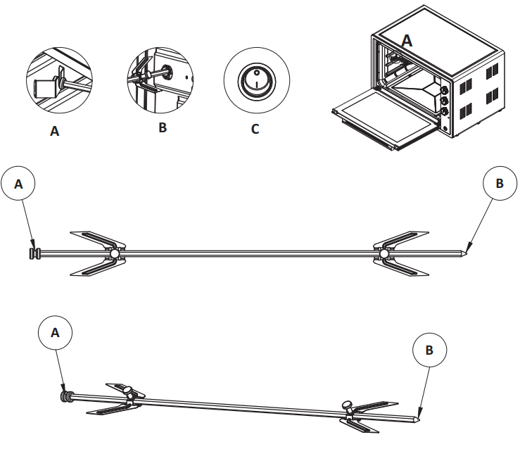 Komfortec IQ M7051N03N 1 Mini Oven - 8