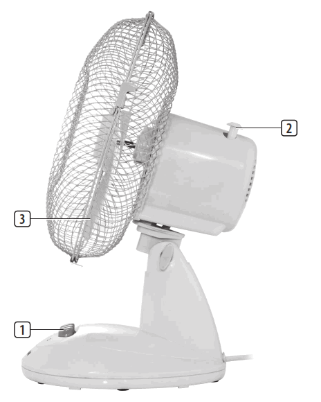 TRISTAR VE 5924 Desk Fan - fig