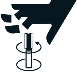 ROCKLER 63779 Bench Dog Hole Routing Template - ICON 1