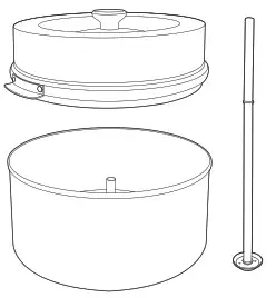 amazon commercial B08P5HKZ18 60 Cup Aluminum Coffee Urn - parts 4