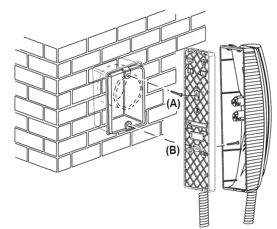 VIMAR 8870.1 Handset Style Apartment Station 2