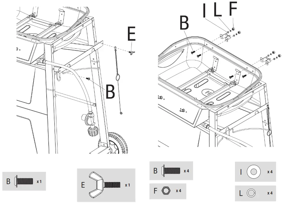 RevoAce GBC1503 Outdoor LP Gas Barbecue Grill - 7
