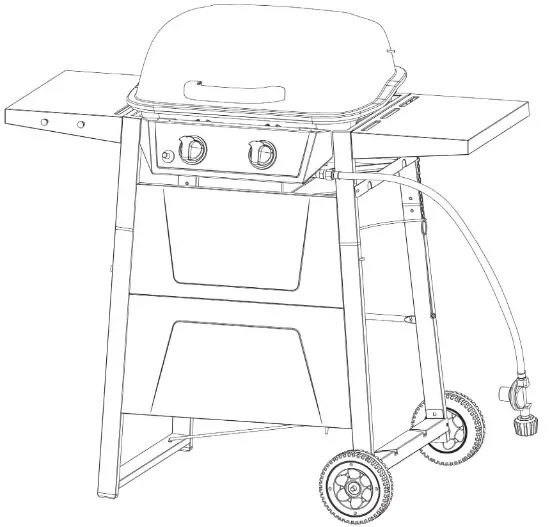 RevoAce GBC1503 Outdoor LP Gas Barbecue Grill