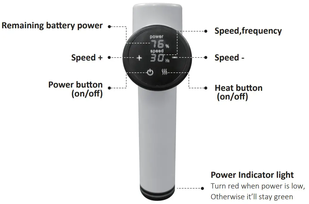 COMFIER CF-4905 Cordless Massage Gun - fig 7