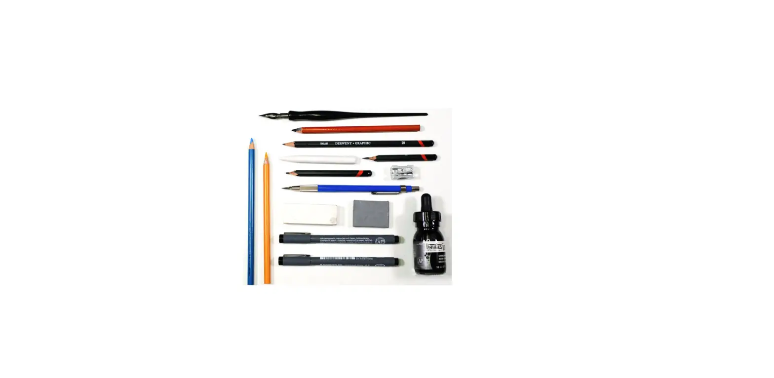 The Virtual Instructor Beginning Drawing Level 1 Materials List-fall 2022 Instructions