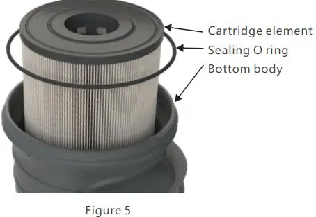 Emaux ICF100 Single Element Cartridge Filter-FIG8