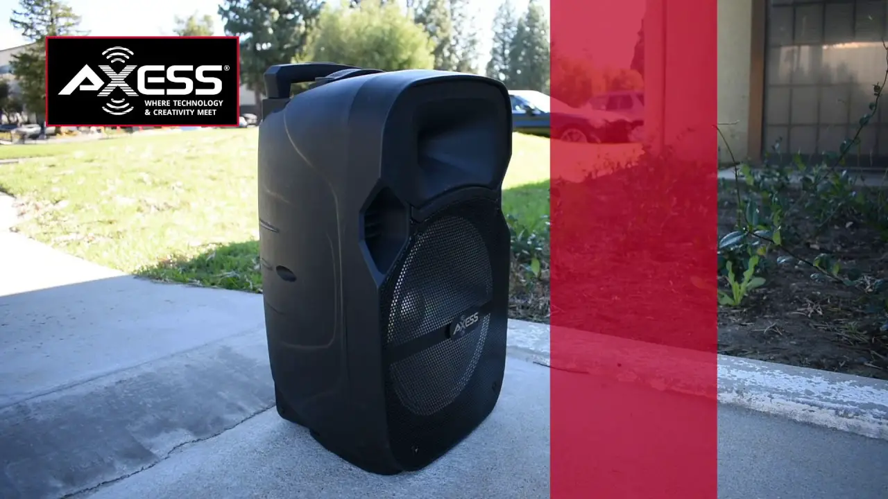 Axess Pabt6038 8” Bluetooth Led Speaker User Manual