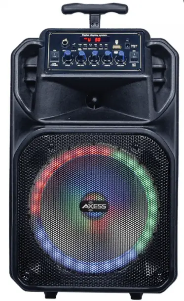 AXESS PABT6038 8” Bluetooth LED Speaker product