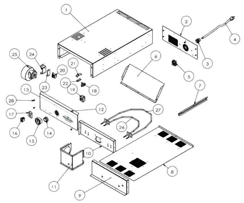 MAINSTREET EQUIPMENT 541CH1836U Full Size Non Insulated Heated Holding Cabinet - fig 2