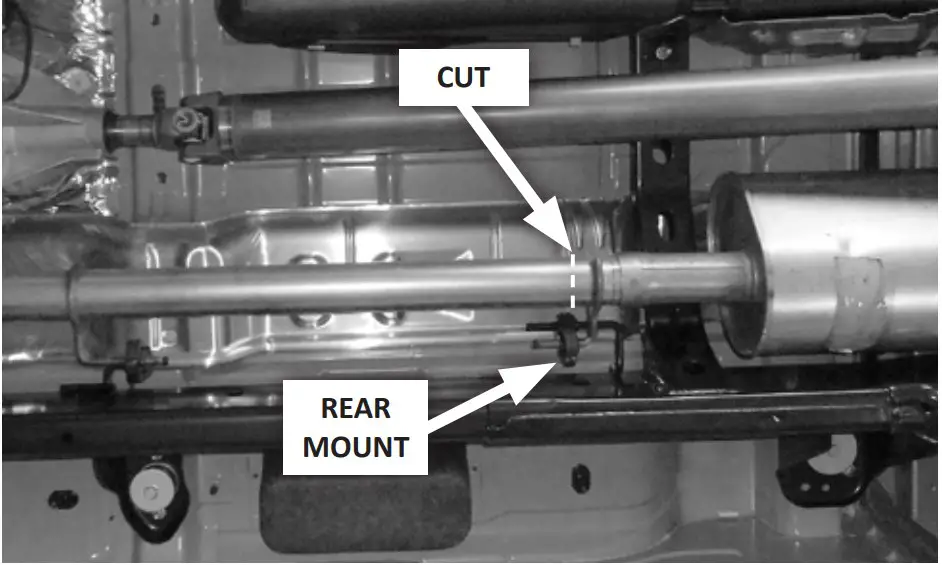 Cut the inlet pipe off