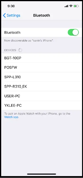 BIXOLON SPP-C300 Web Print SDK iOS 15