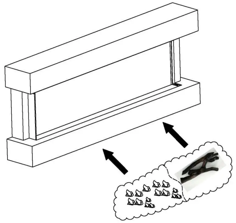 touchstone 80033 Chesmont Series Electric Fireplace-WALL3