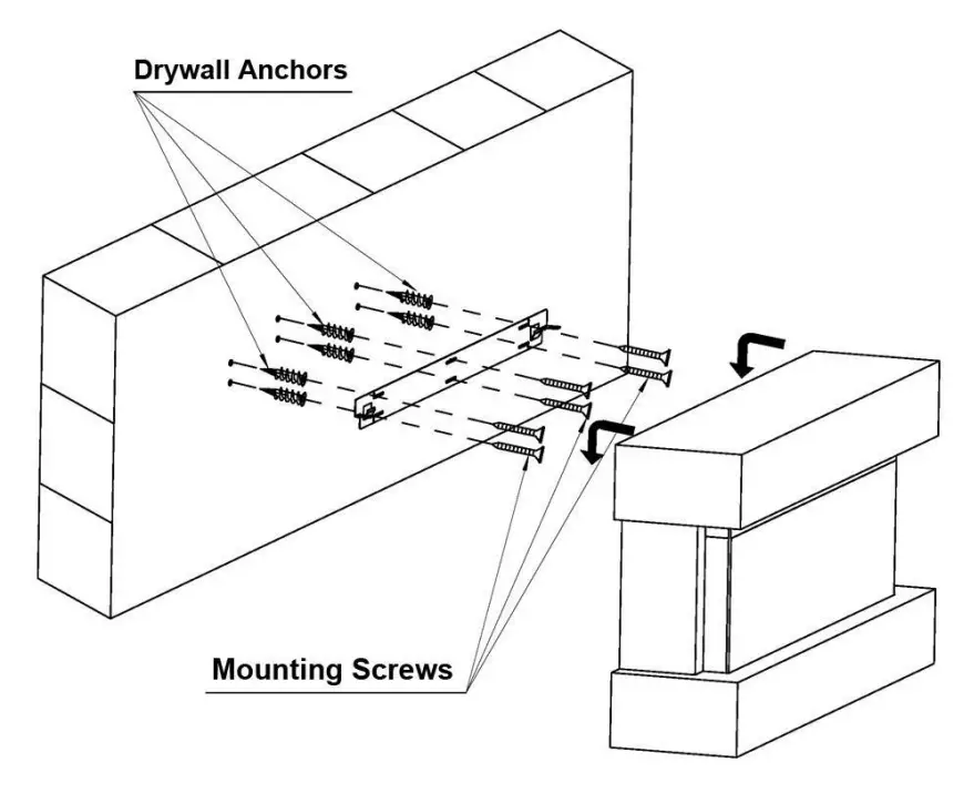touchstone 80033 Chesmont Series Electric Fireplace-WALL7