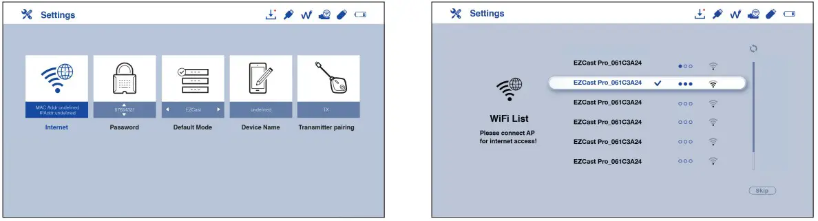 AOPEN QF13 Portable Projector - Setting