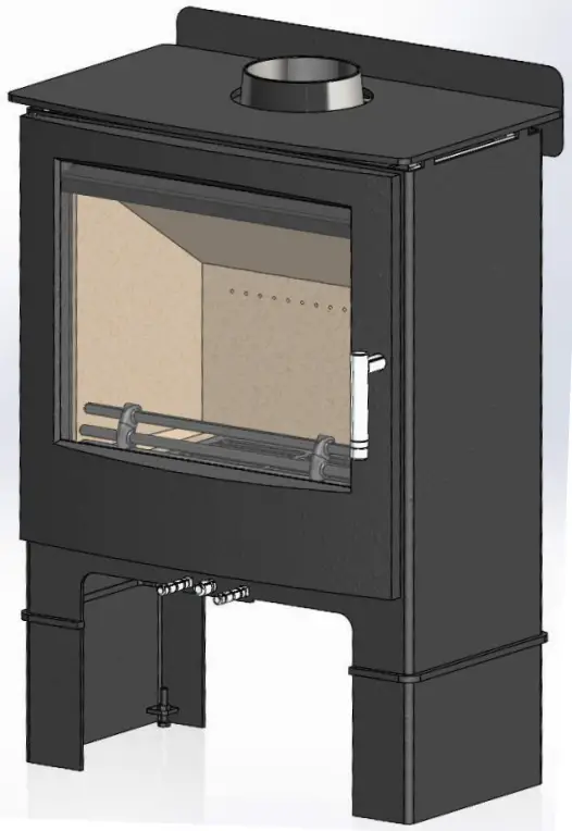 Mendip M00530 00 00 00 02 Woodland DC SE Multi Fuel Wood Burning Stove 2
