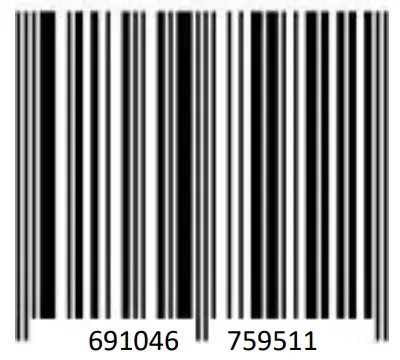 Mendip M00530 00 00 00 02 Woodland DC SE Multi Fuel Wood Burning Stove - Bar Code