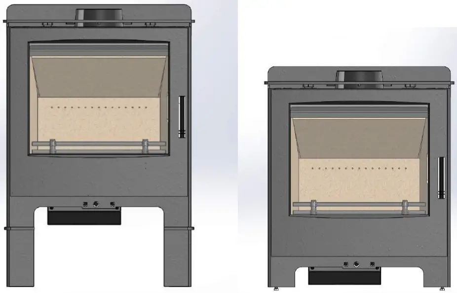 Mendip M00530 00 00 00 02 Woodland DC SE Multi Fuel Wood Burning Stove