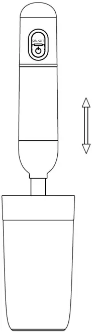 Rasonic RHB B41 B-P V 4 In 1 USB Handheld Blender - Blender 3