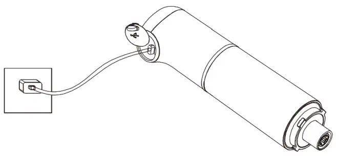 Rasonic RHB B41 B-P V 4 In 1 USB Handheld Blender - Charging