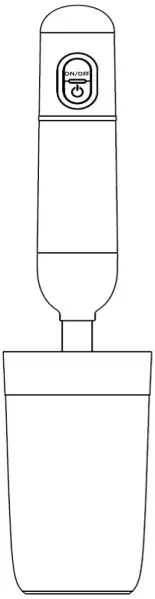 Rasonic RHB B41 B-P V 4 In 1 USB Handheld Blender - water temperature