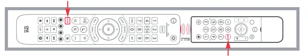 ONE FOR ALL Universal Remote URC7125 - LEARNING