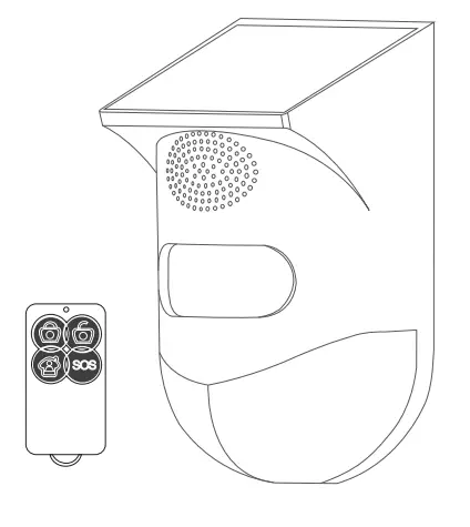 WR Solar sound and Light Alarm -