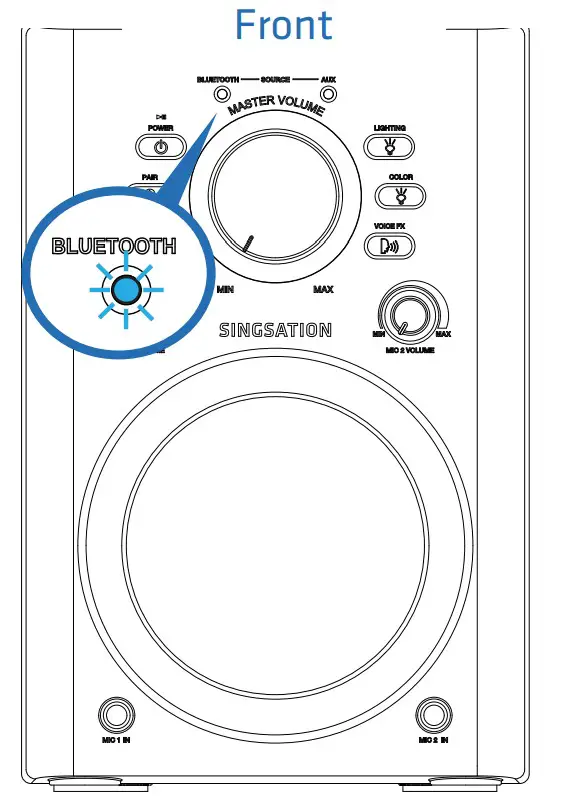 SINGSATION SPKA30Q Karaoke system Wireless Speaker - Connect
