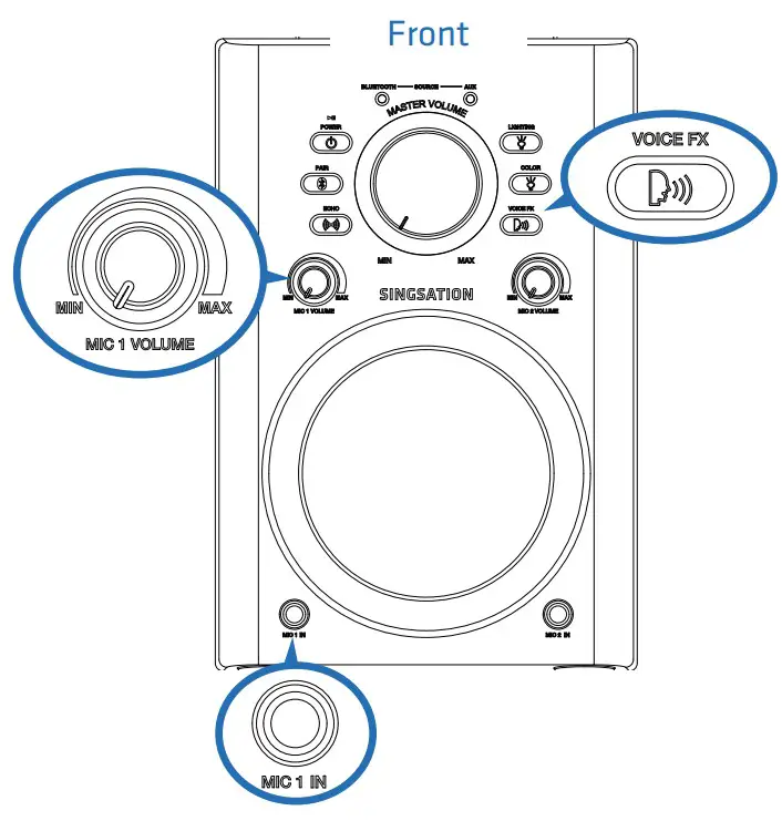 SINGSATION SPKA30Q Karaoke system Wireless Speaker - Sing along
