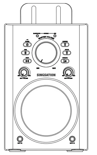 SINGSATION SPKA30Q Karaoke system Wireless Speaker - Singsation