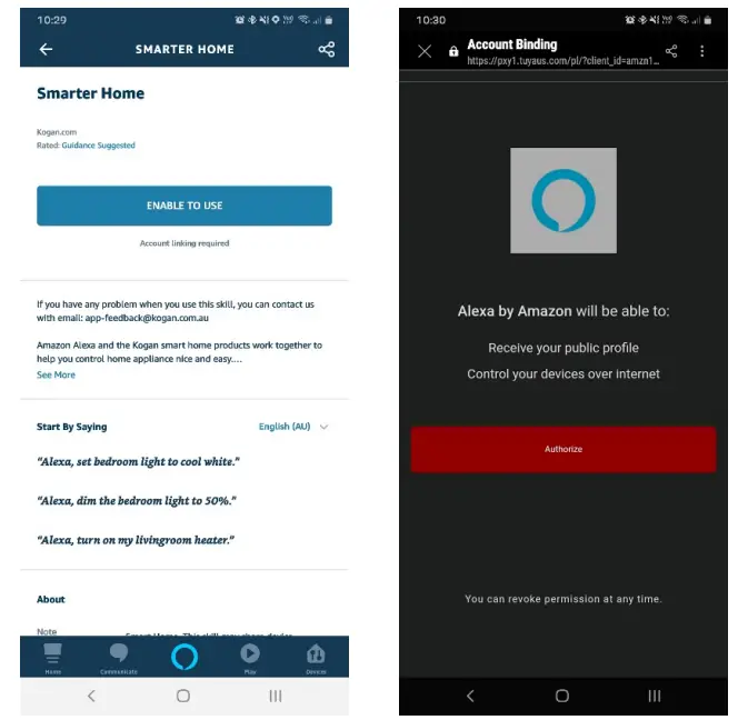 AMAZON ALEXA CONTROL Fig. 2