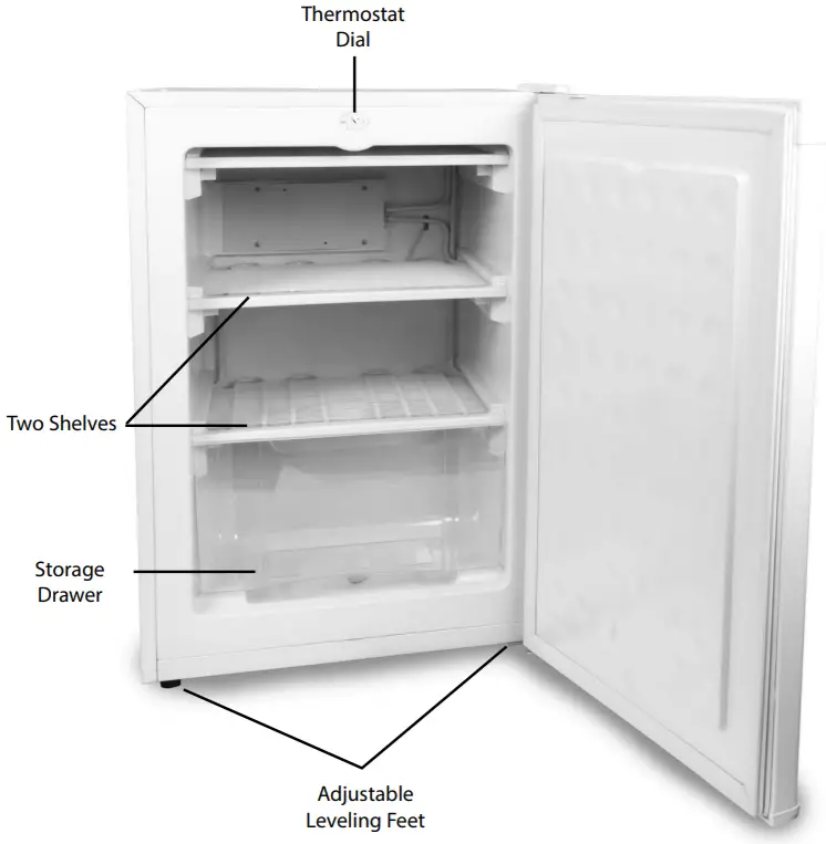 IGLOO 3.0 Cu. Ft. Upright Freezer -fig 1